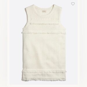 J. Crew Fringe sweater tank, XS